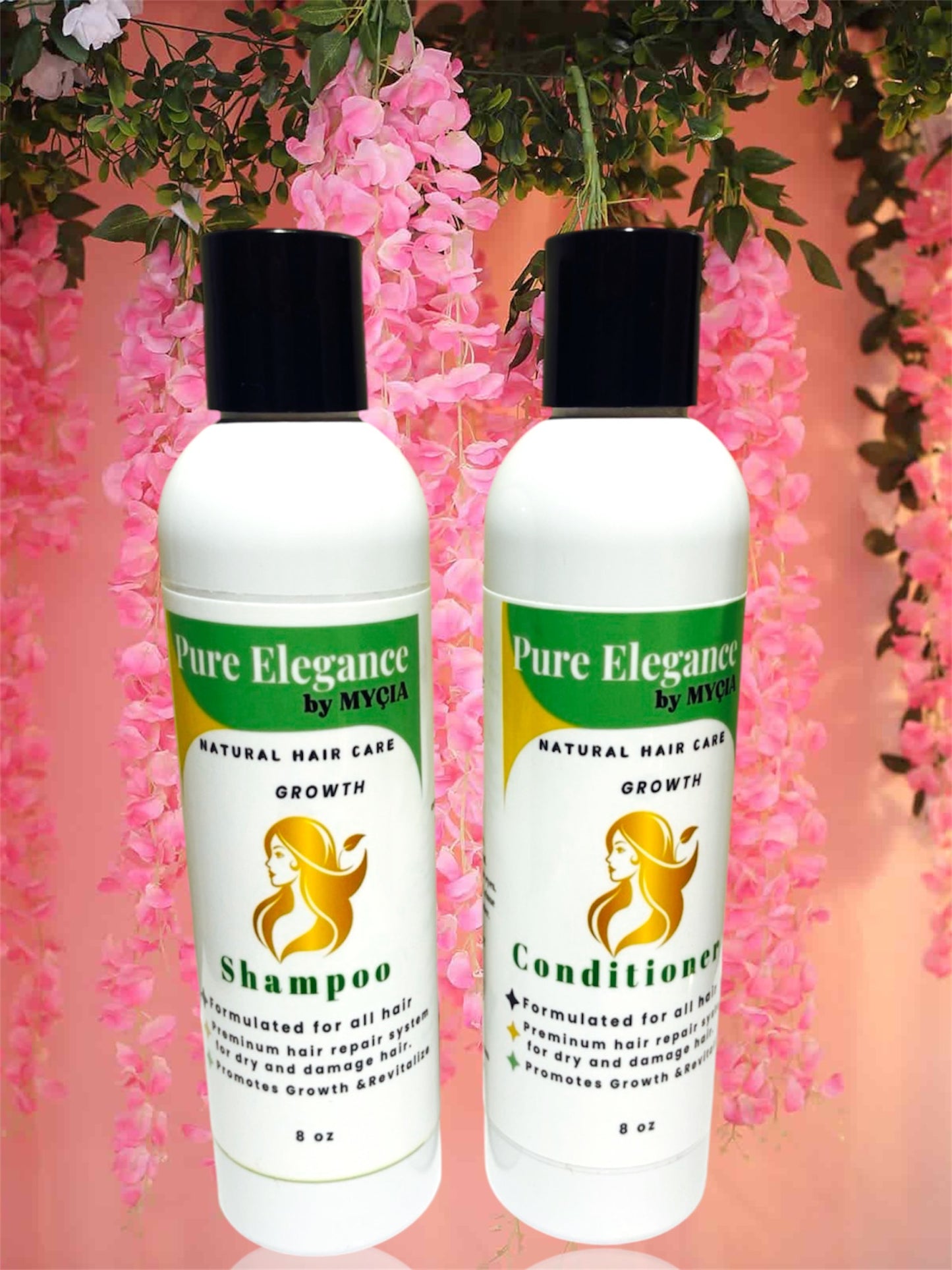 Pure Elegance shampoo and conditioner