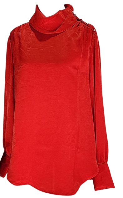 Worthington Cabaret Red light weight Blouse - Mycia Boutique