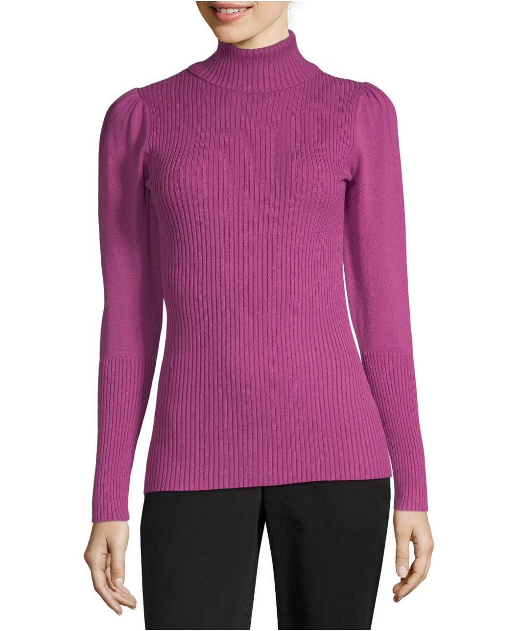 Worthington Womens Turtleneck Long Sleeve Pullover - Mycia Boutique