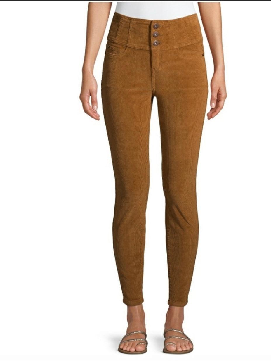 NOBO High Rise Skinny women’s brown jeans - Mycia Boutique