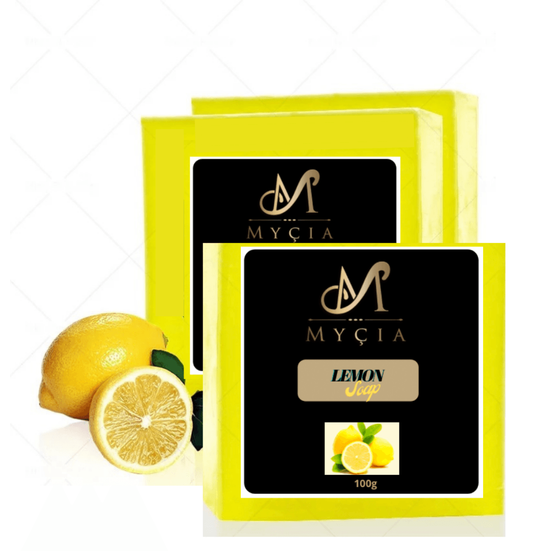 MYÇIA  Lemon soap Set of Three (3) - Mycia Boutique