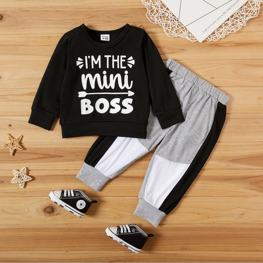 Baby Boy Sports Letter Baby's Sets - Mycia Boutique