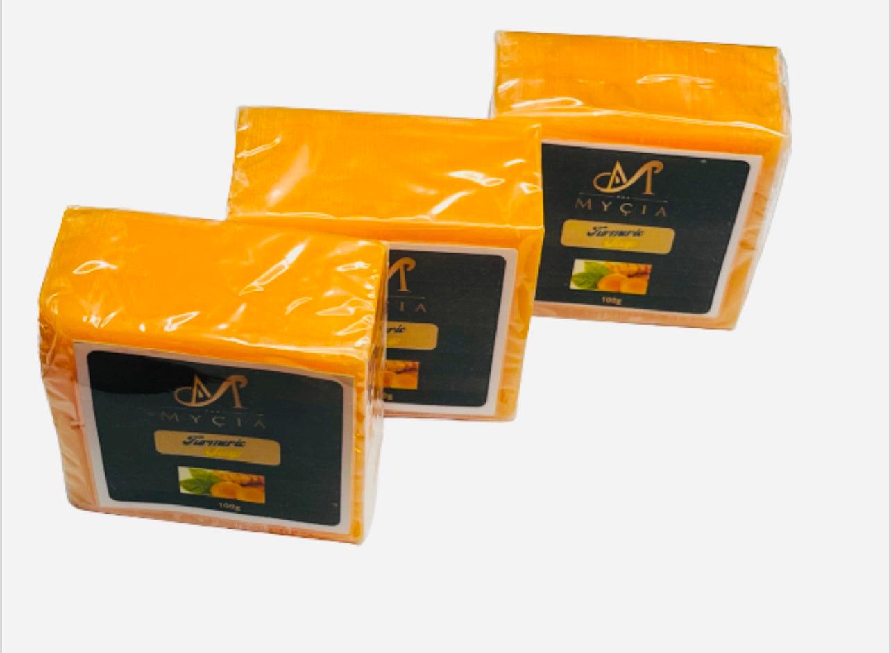 MYÇIA Turmeric Soap Set of Three (3) - Mycia Boutique