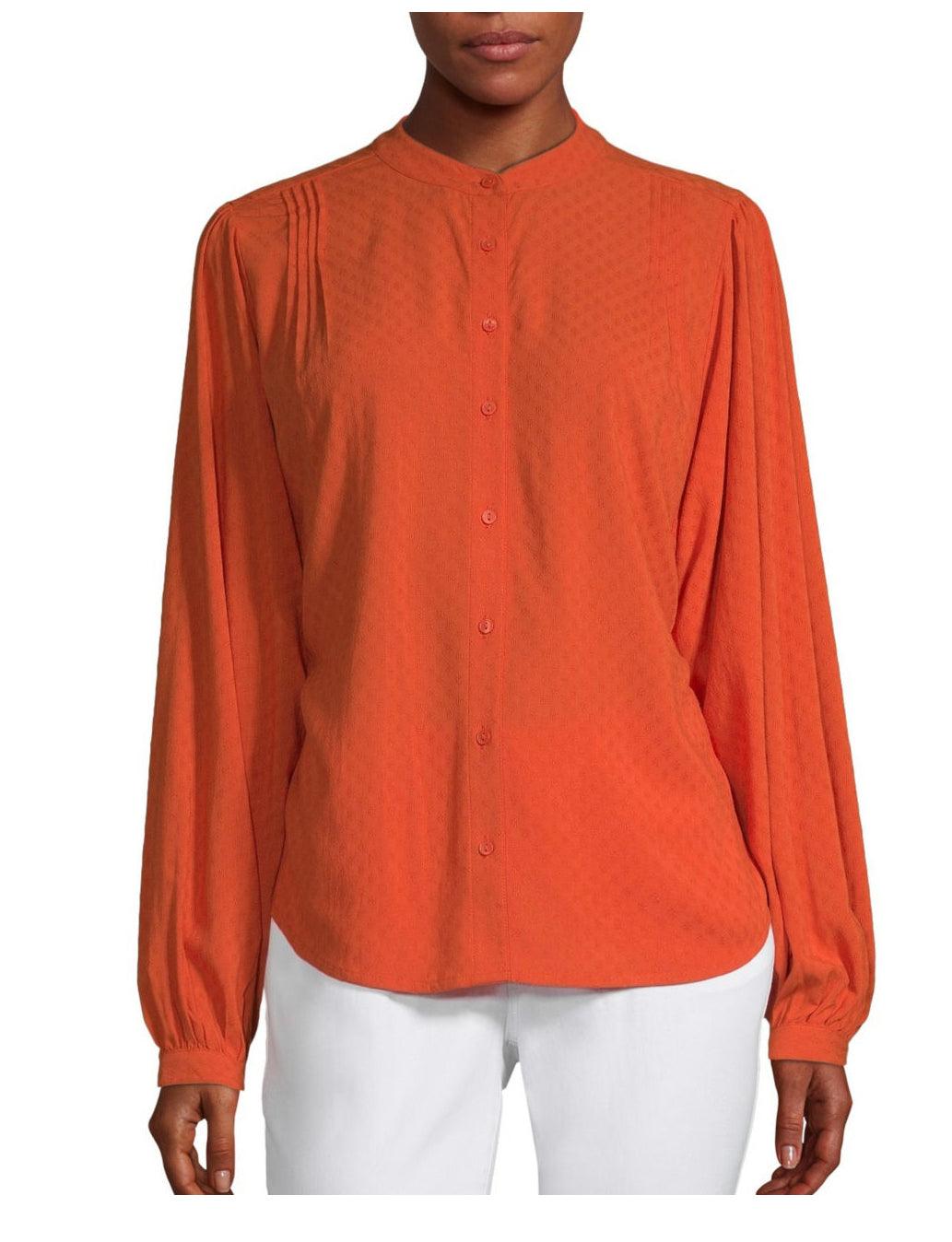 Worthington women’s long sleeve blouse - Mycia Boutique