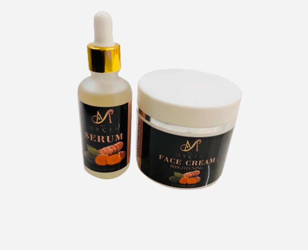 MYÇIA TURMERIC (FACE CREAM + SERUM) - Mycia Boutique