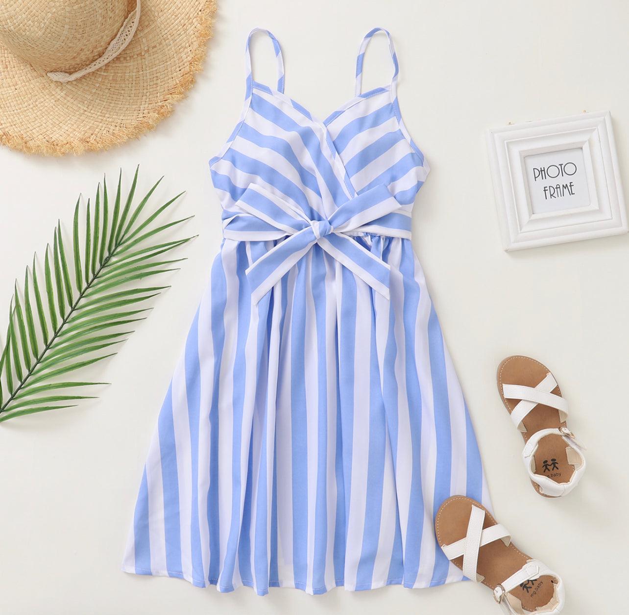 Pretty Kid Girl Striped Slip Dress - Mycia Boutique