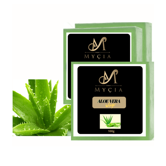 MYÇIA  Aloe Vera Soap Set of Three (3) - Mycia Boutique