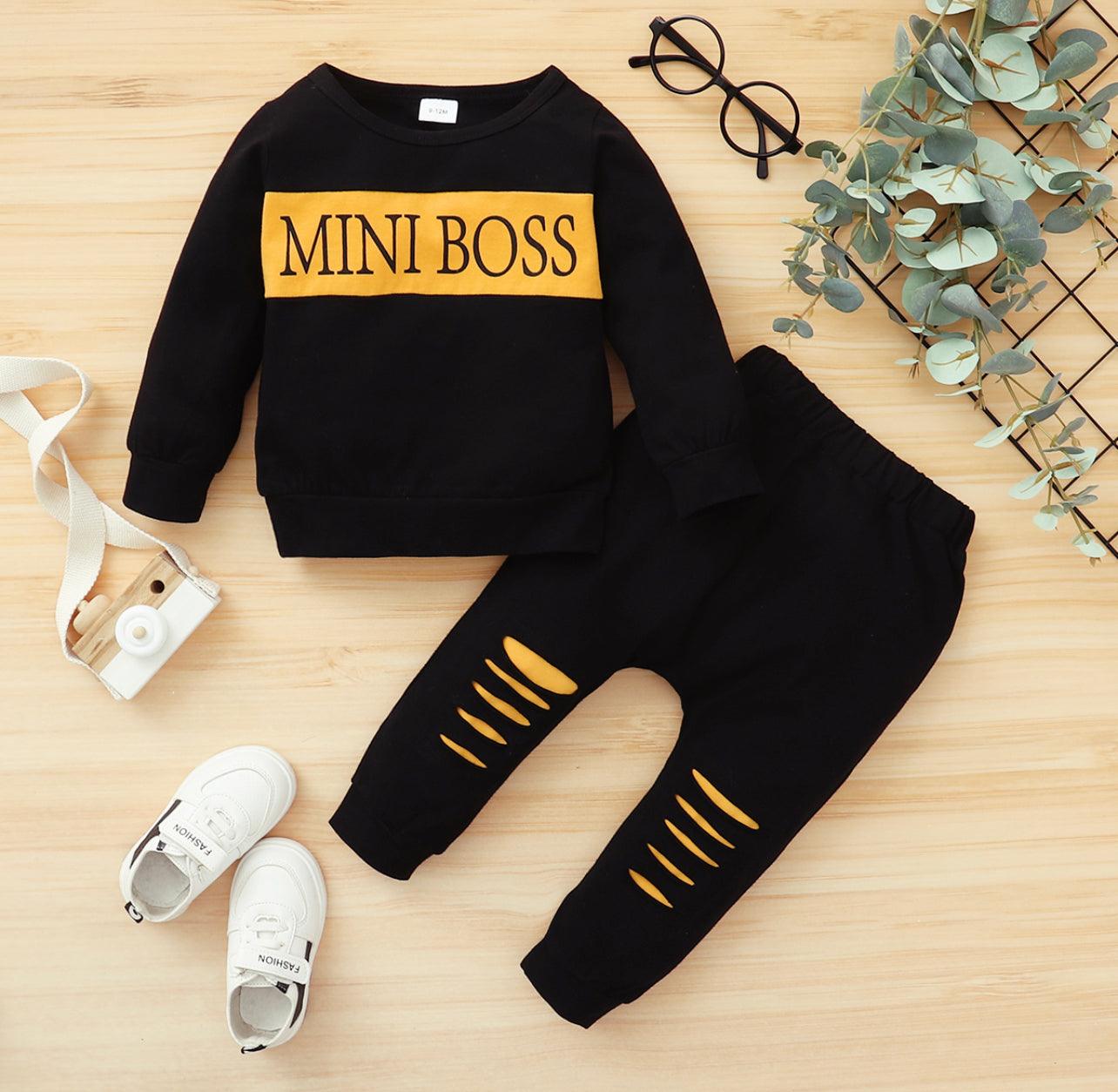 Baby Boy Mini Boss Sets - Mycia Boutique