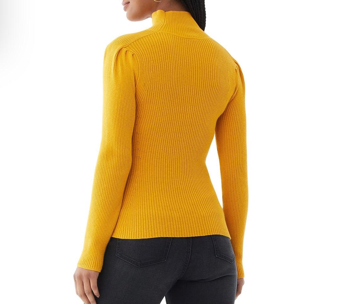 SCOOP Women’ Ribbed Turtleneck long sleeve Sweater - Mycia Boutique