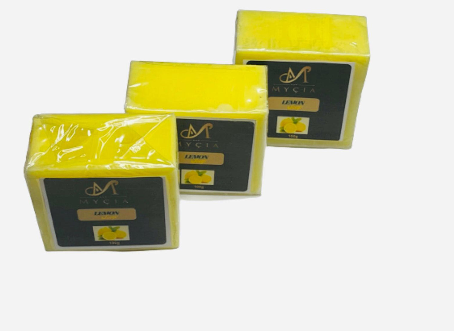 MYÇIA  Lemon soap Set of Three (3) - Mycia Boutique