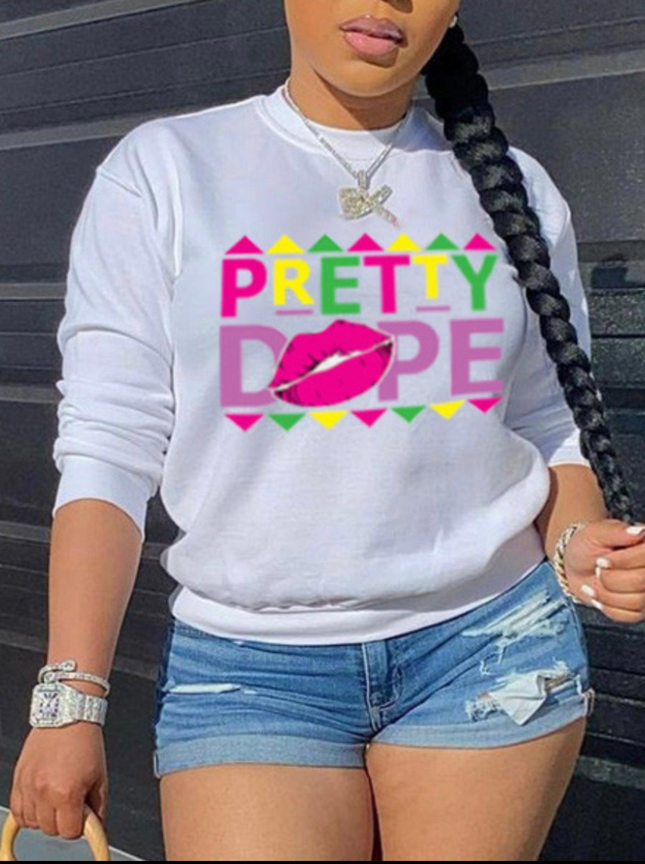 Women’s Pretty Dope Hoodie - Mycia Boutique