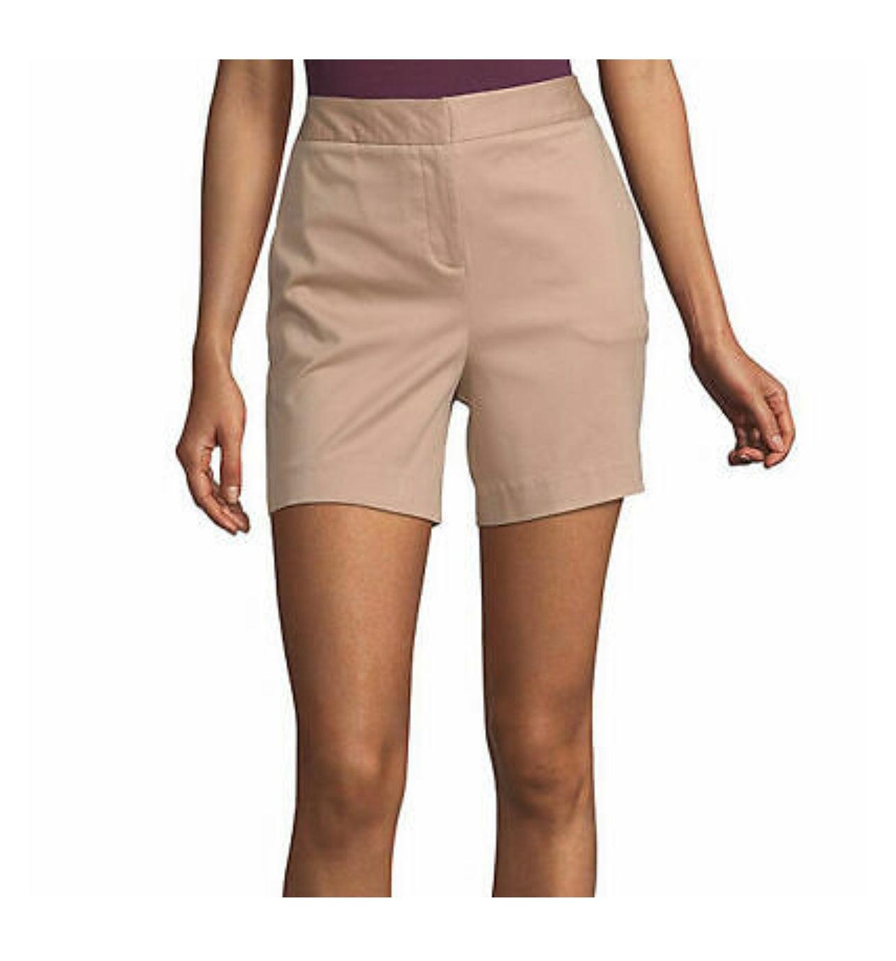 Worthington Womens High Rise Midi Short - Mycia Boutique