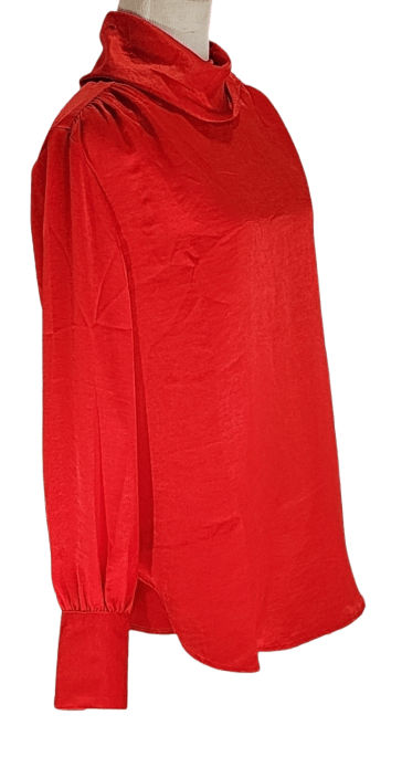 Worthington Cabaret Red light weight Blouse - Mycia Boutique