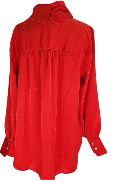 Worthington Cabaret Red light weight Blouse - Mycia Boutique