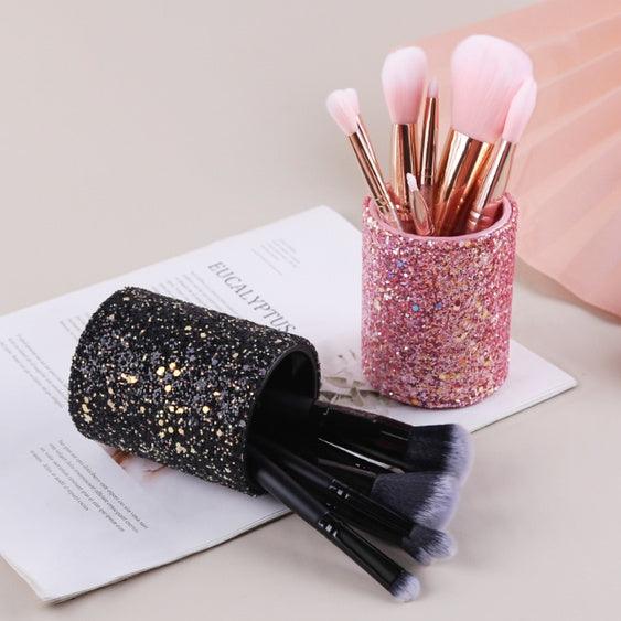 Glitter Makeup Brush  Storage Box.