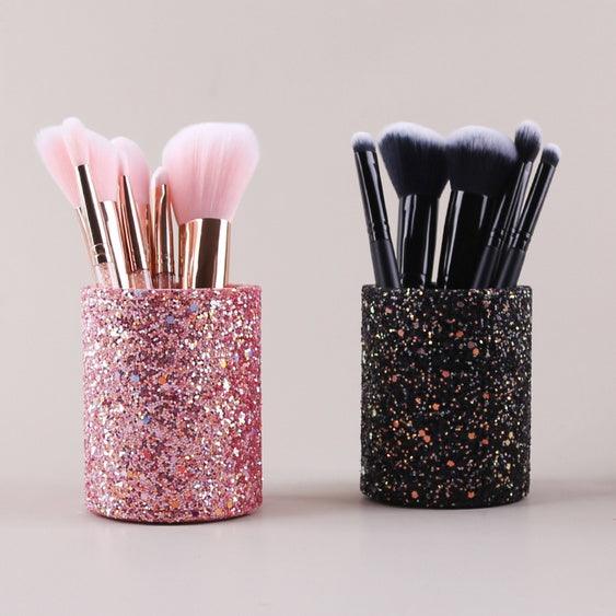 Glitter Makeup Brush  Storage Box.