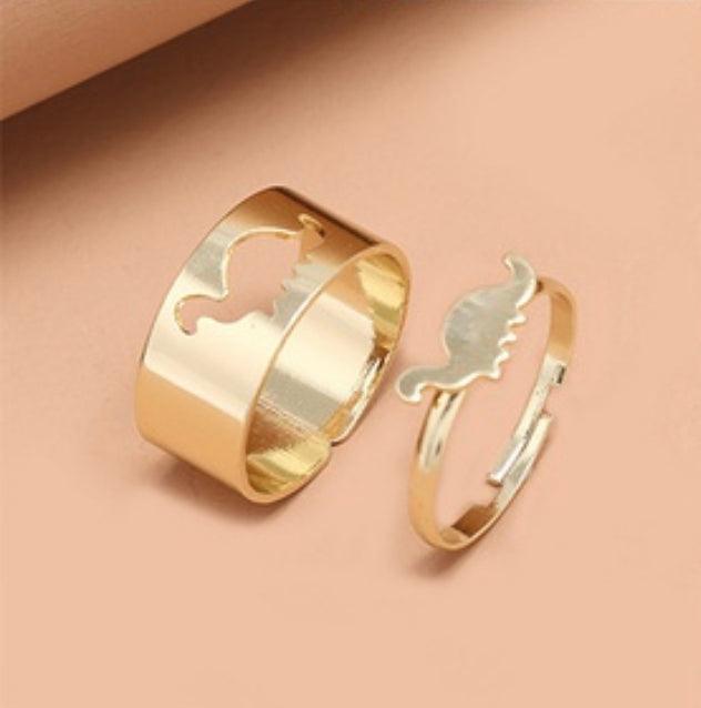 Two Set of Fashion Animal Design Ring (2pc/set) - Mycia Boutique