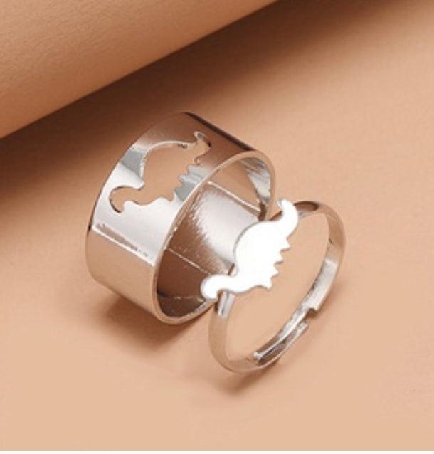 Two Set of Fashion Animal Design Ring (2pc/set) - Mycia Boutique