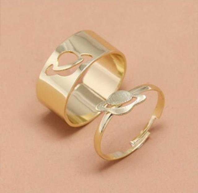 Two Set Planet design Women's Ring (2pc/set). - Mycia Boutique