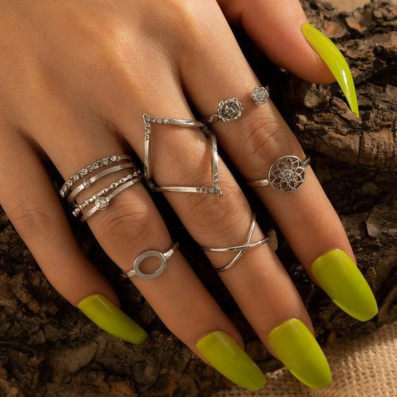 Six Piece Women's Ring - Mycia Boutique