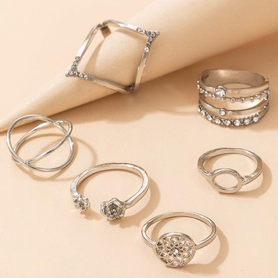 Six Piece Women's Ring - Mycia Boutique