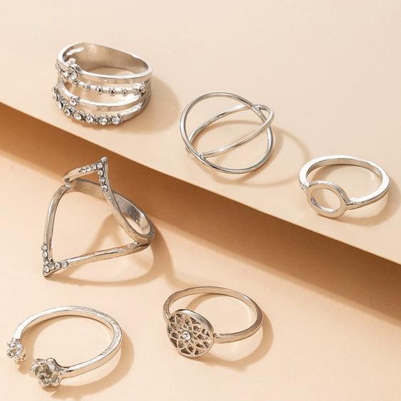 Six Piece Women's Ring - Mycia Boutique