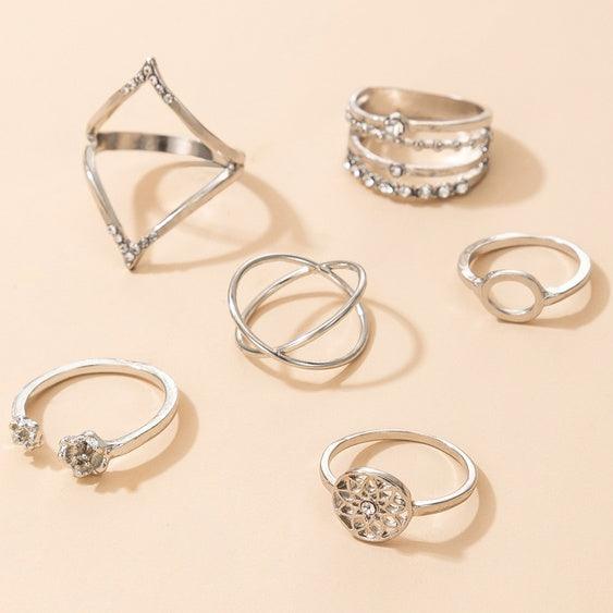 Six Piece Women's Ring - Mycia Boutique