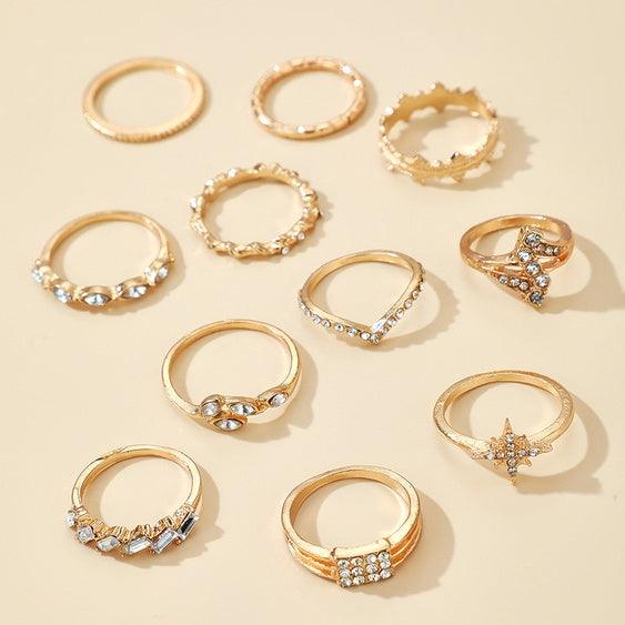 11 Pcs/set  Fashion Women;s Rings.