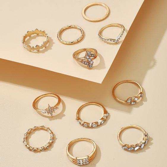 11 Pcs/set  Fashion Women;s Rings.